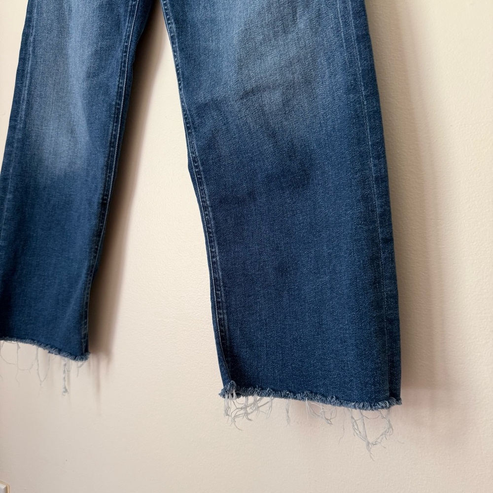 Citizen of Humanity Petite Palma Straight Raw Hem in Ambry mid denim wash, 29P - Picture 7 of 15